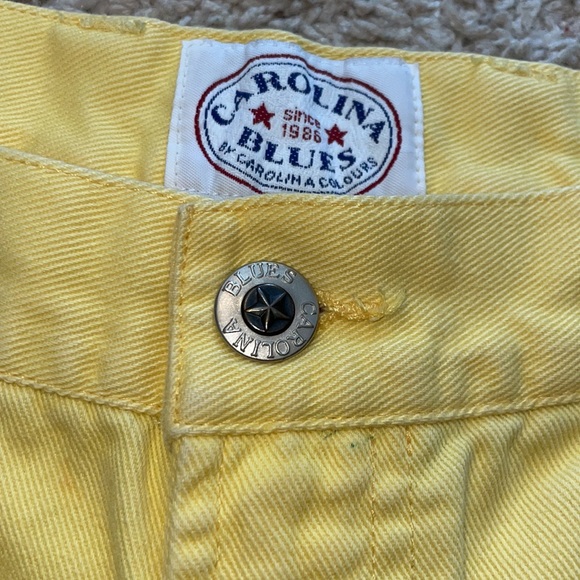 Vintage Yellow Jean Shorts! - Picture 6 of 12